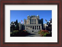 Framed Parliament Building, Victoria, British Columbia