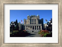 Framed Parliament Building, Victoria, British Columbia