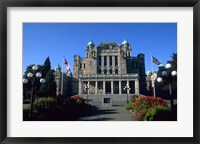 Framed Parliament Building, Victoria, British Columbia