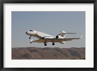 Framed Gulfstream Nachshon-Eitam of the Israeli Air Force taking off