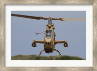 Framed AH-1S Tzefa attack helicopter