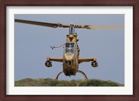 Framed AH-1S Tzefa attack helicopter