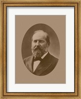 Framed President James Garfield