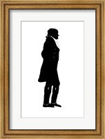 Framed Silhouette of President Thomas Jefferson