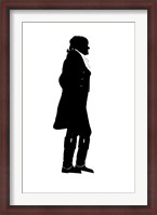 Framed Silhouette of President Thomas Jefferson