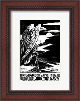 Framed On Guard - Eagle