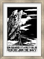 Framed On Guard - Eagle