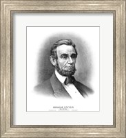Framed President Abraham Lincoln