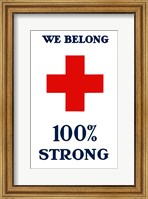 Framed Red Cross - We Belong