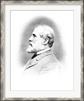 Framed General Robert E Lee (Vintage Civil War)