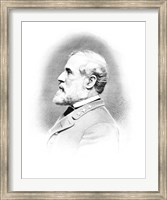 Framed General Robert E Lee (Vintage Civil War)
