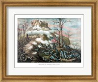 Framed Battle of Lookout Mountain