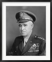Framed Four Star General Omar Bradley (WWII)