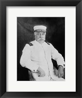 Framed Admiral George Dewey (black & white)