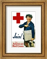 Framed Join the American Red Cross