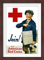 Framed Join the American Red Cross