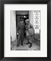 Framed Generals Eisenhower and Ridgway (WWII)