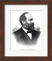 Framed James A. Garfield