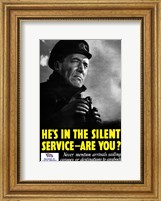 Framed He's In The Silent Service - Are You?