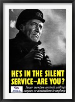 Framed He's In The Silent Service - Are You?