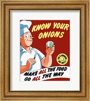 Framed Know Your Onions