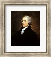 Framed Founding Father Alexander Hamilton