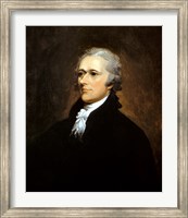Framed Founding Father Alexander Hamilton