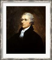 Framed Founding Father Alexander Hamilton