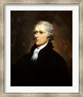 Framed Founding Father Alexander Hamilton