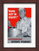 Framed Overcooking Destroys Vitamins