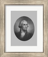 Framed President George Washington (vintage bust)