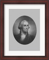 Framed President George Washington (vintage bust)