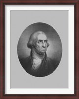 Framed President George Washington (vintage bust)