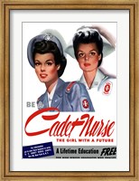 Framed Be a Cadet Nurse