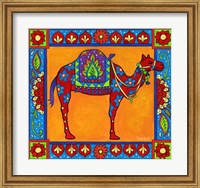 Framed Mosaic Camel