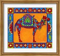 Framed Mosaic Camel