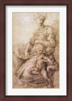 Framed Virgin and Child with the infant Baptist, c.1530