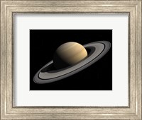 Framed Artist's concept of Saturn