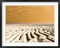 Framed Spring Sunrise Over the Surface of Mars' South Pole