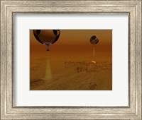 Framed Pair of Balloon-Borne Probes Leisurely Survey the Surface of Titan