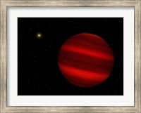 Framed Artist's Concept of the Brown Dwarf Gliese 229 B