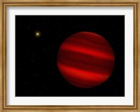 Framed Artist's Concept of the Brown Dwarf Gliese 229 B