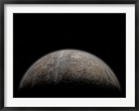 Framed Artist's concept of Pluto