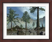 Framed First Trees Begin to Populate Earth near the end of the Devonian Period