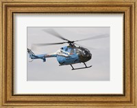 Framed Bolkow Bo-105 Liaison Helicopter of the German Army