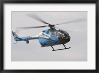 Framed Bolkow Bo-105 Liaison Helicopter of the German Army