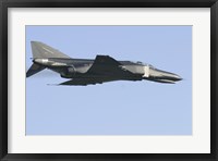 Framed F-4F Phantom of the German Air Force in flight