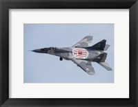Framed MiG-29 Fulcrum of the Polish Air Force in Flight