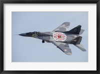 Framed MiG-29 Fulcrum of the Polish Air Force in Flight