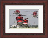 Framed Indian Air Force Dhruv Helicopters
